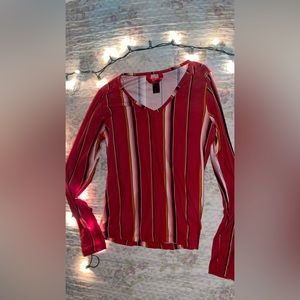 Stripped Red Long sleeve